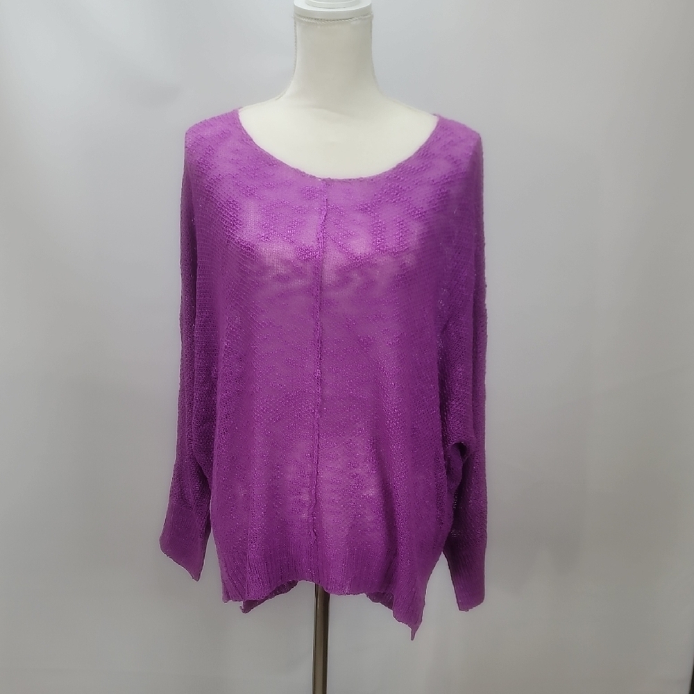 Purple Knit Sweater